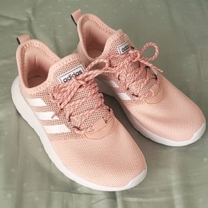 Light peach pink adidas cloudform comfort tennis